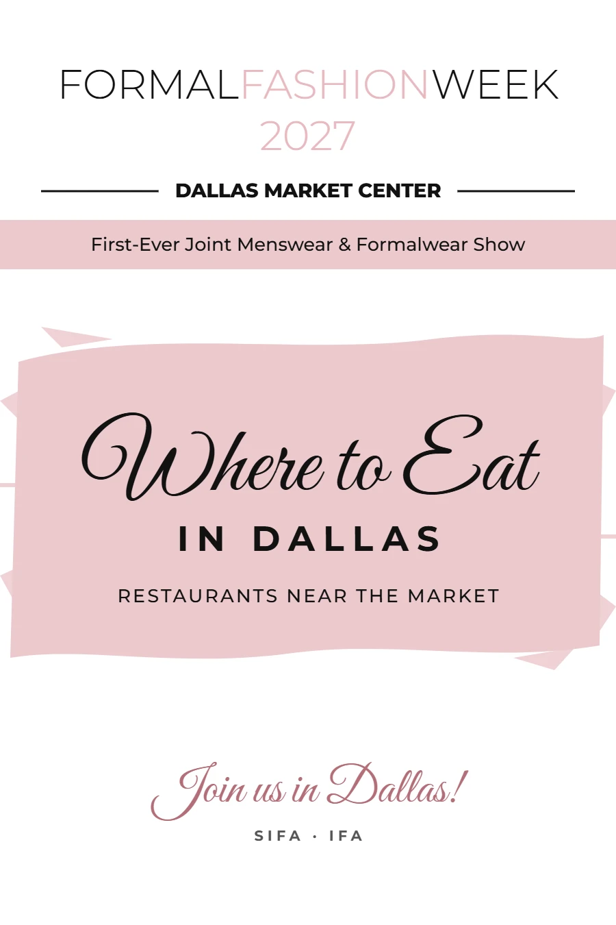 Where to Eat in Dallas – restaurants near Dallas Market Center for Formal Fashion Week 2027